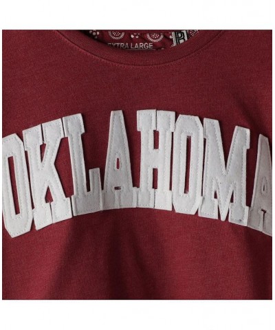 Women's Crimson Oklahoma Sooners Plus Size Two-Hit Canyon Long Sleeve T-shirt Red $28.80 Tops