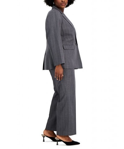 Plus Size Straight-Leg Pantsuit Tan $58.50 Suits