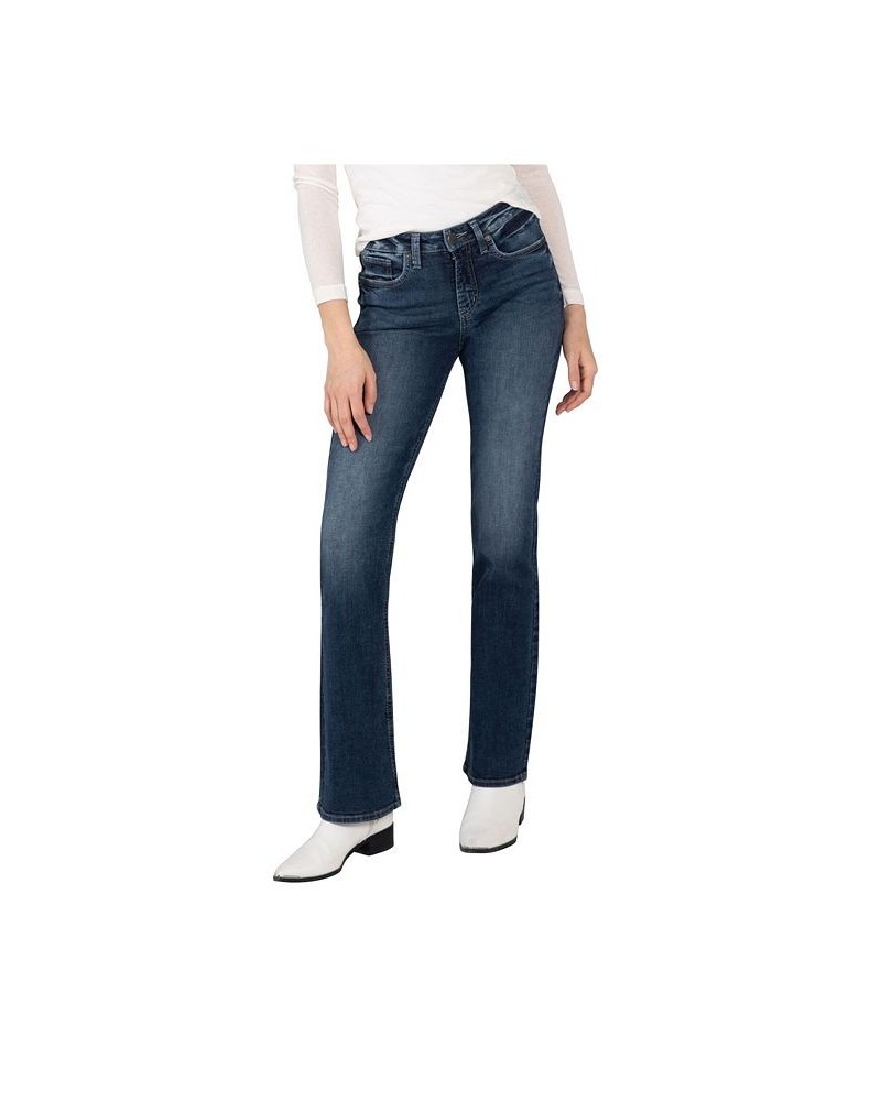 Women's The Curvy High Rise Bootcut Jeans Indigo $31.27 Jeans