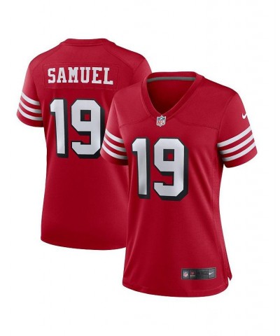 Women's Deebo Samuel Scarlet San Francisco 49ers Alternate Team Game Jersey Scarlet $43.40 Jersey