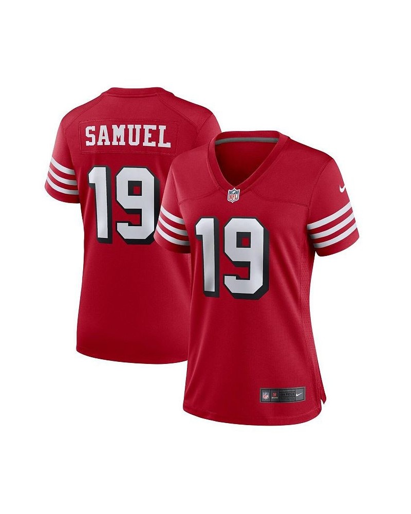 Women's Deebo Samuel Scarlet San Francisco 49ers Alternate Team Game Jersey Scarlet $43.40 Jersey