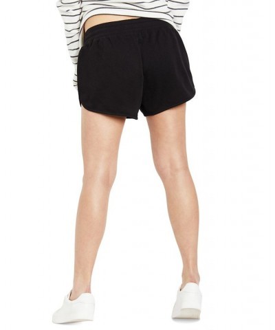 Under Belly French Terry Lounge Maternity Shorts Black $18.72 Shorts