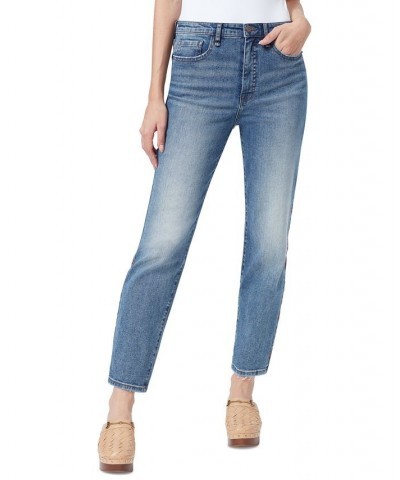 Women's Side-Embroidered Slim Straight-Leg Jeans SNOW CANYON $28.23 Jeans