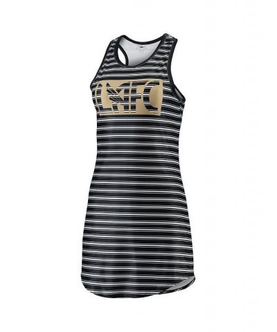 Women's Black LAFC Striped Tank Dress Black $27.83 Dresses