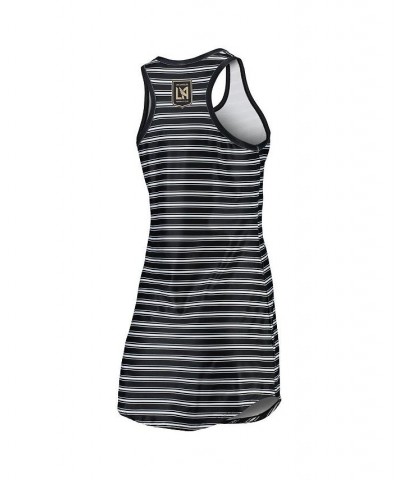 Women's Black LAFC Striped Tank Dress Black $27.83 Dresses