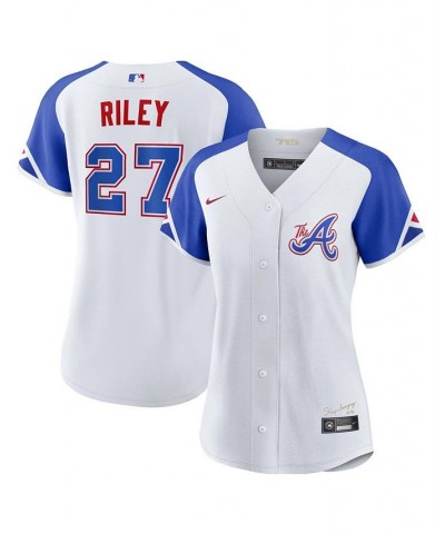 Women's Austin Riley White Atlanta Braves 2023 City Connect Replica Player Jersey White $85.00 Jersey