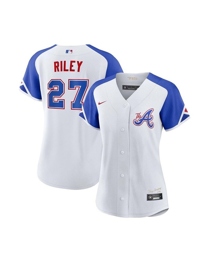 Women's Austin Riley White Atlanta Braves 2023 City Connect Replica Player Jersey White $85.00 Jersey