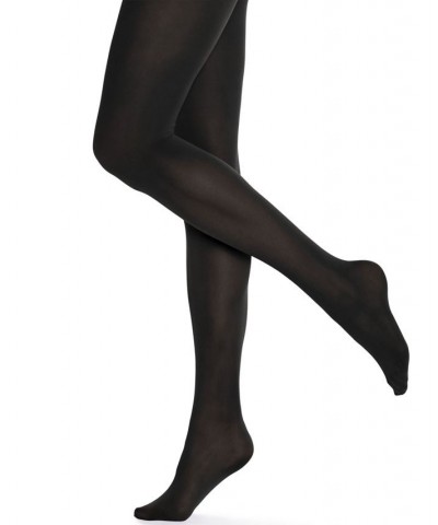 Women's Opaque Tights Black $15.11 Hosiery