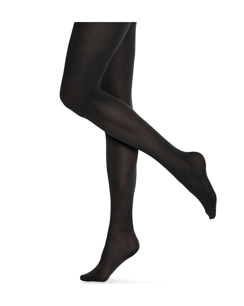 Women's Opaque Tights Black $15.11 Hosiery