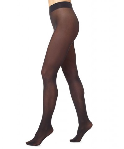 Women's Opaque Tights Black $15.11 Hosiery