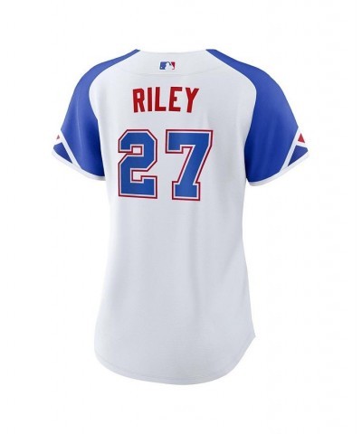 Women's Austin Riley White Atlanta Braves 2023 City Connect Replica Player Jersey White $85.00 Jersey