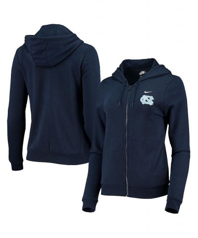 Women's Navy North Carolina Tar Heels Varsity Fleece Full-Zip Hoodie Navy $35.20 Sweatshirts