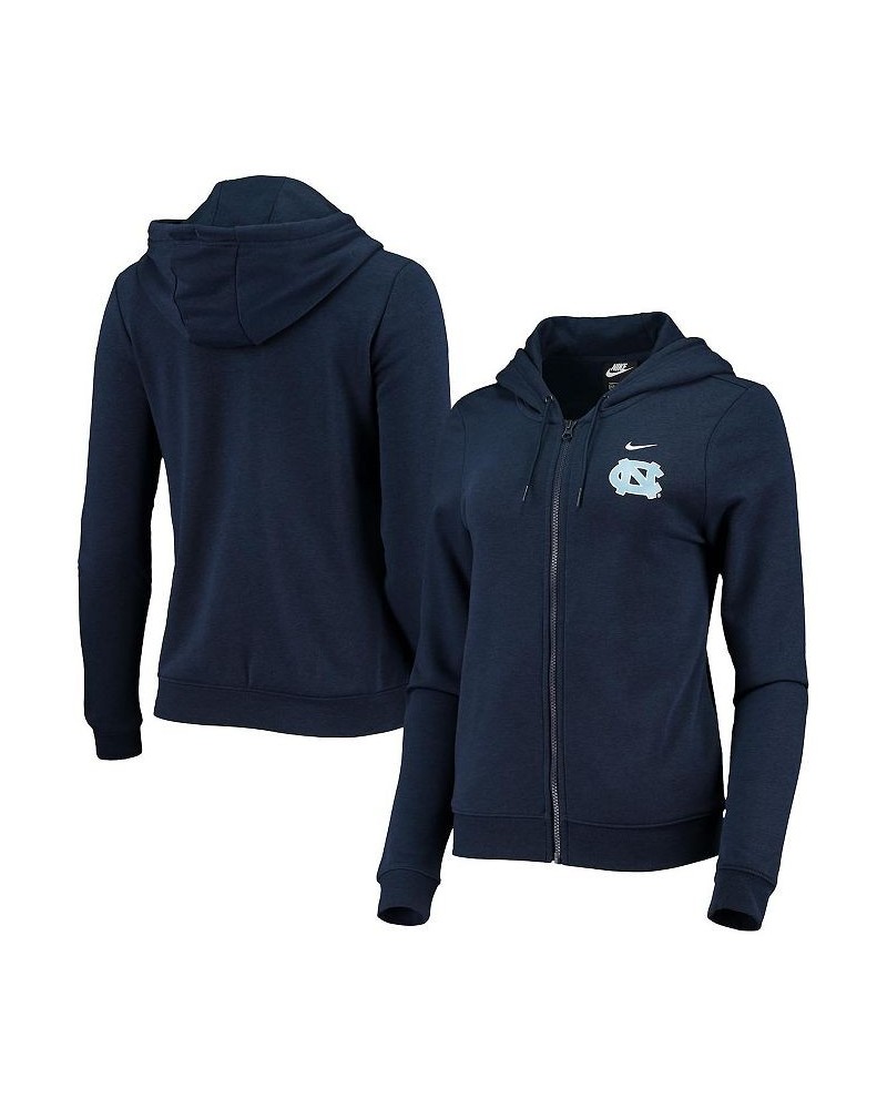 Women's Navy North Carolina Tar Heels Varsity Fleece Full-Zip Hoodie Navy $35.20 Sweatshirts