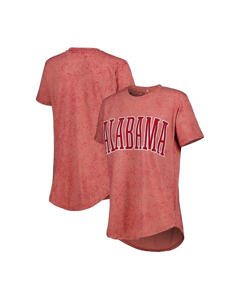 Women's Crimson Alabama Crimson Tide Southlawn Sun-Washed T-shirt Crimson $21.00 Tops