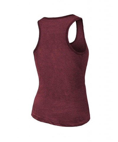 Women's Threads Burgundy Colorado Avalanche 2022 Stanley Cup Champions Racerback Tank Top Burgundy $28.49 Tops