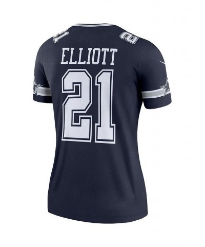 Women's Ezekiel Elliott Navy Dallas Cowboys Legend Player Jersey Navy $42.90 Jersey