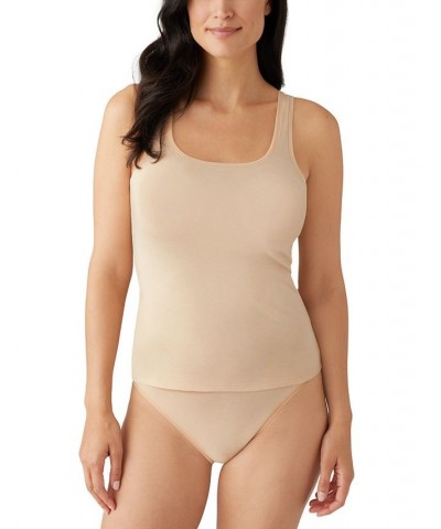 Women's Understated Cotton Tank 815362 Tan/Beige $18.90 Lingerie