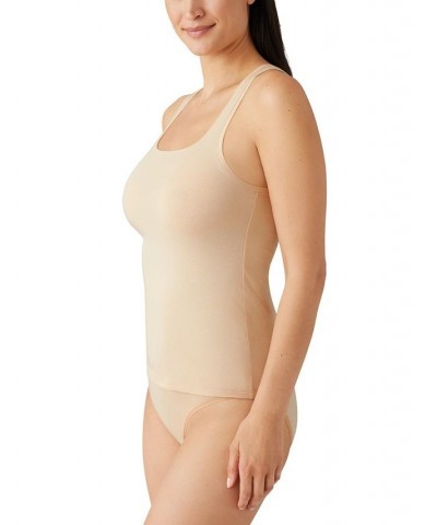 Women's Understated Cotton Tank 815362 Tan/Beige $18.90 Lingerie