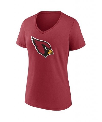 Women's Branded DeAndre Hopkins Cardinal Arizona Cardinals Player Icon Name and Number V-Neck T-shirt Cardinal $21.60 Tops