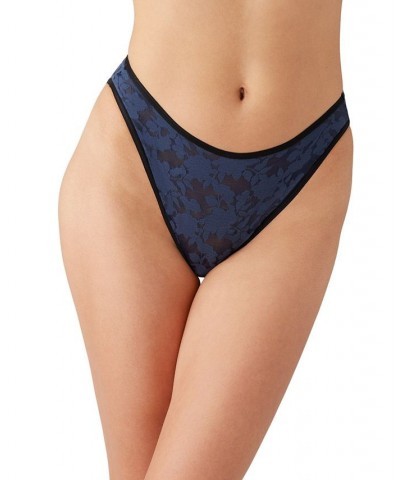 Women's Shadow Scene High-Leg Underwear 941268 Blue $12.30 Panty