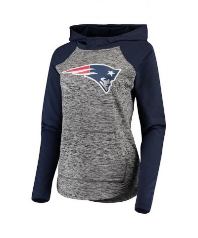 Women's Heathered Gray Navy New England Patriots Championship Ring Pullover Hoodie Heathered Gray, Navy $26.00 Sweatshirts