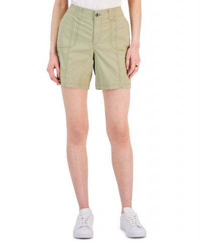 Women's Comfort-Waist Cargo Shorts Costa Rica Sand $15.17 Shorts