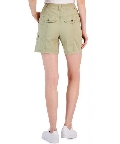 Women's Comfort-Waist Cargo Shorts Costa Rica Sand $15.17 Shorts