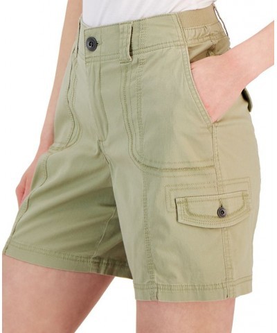 Women's Comfort-Waist Cargo Shorts Costa Rica Sand $15.17 Shorts