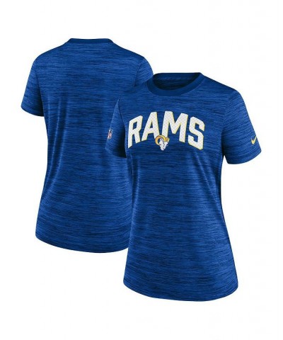 Women's Royal Los Angeles Rams Sideline Velocity Lockup Performance T-shirt Royal $25.00 Tops