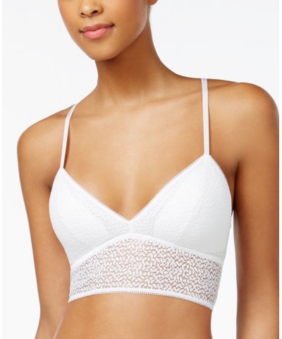 Modern Lace Longline Bralette DK4021 White $14.29 Bras