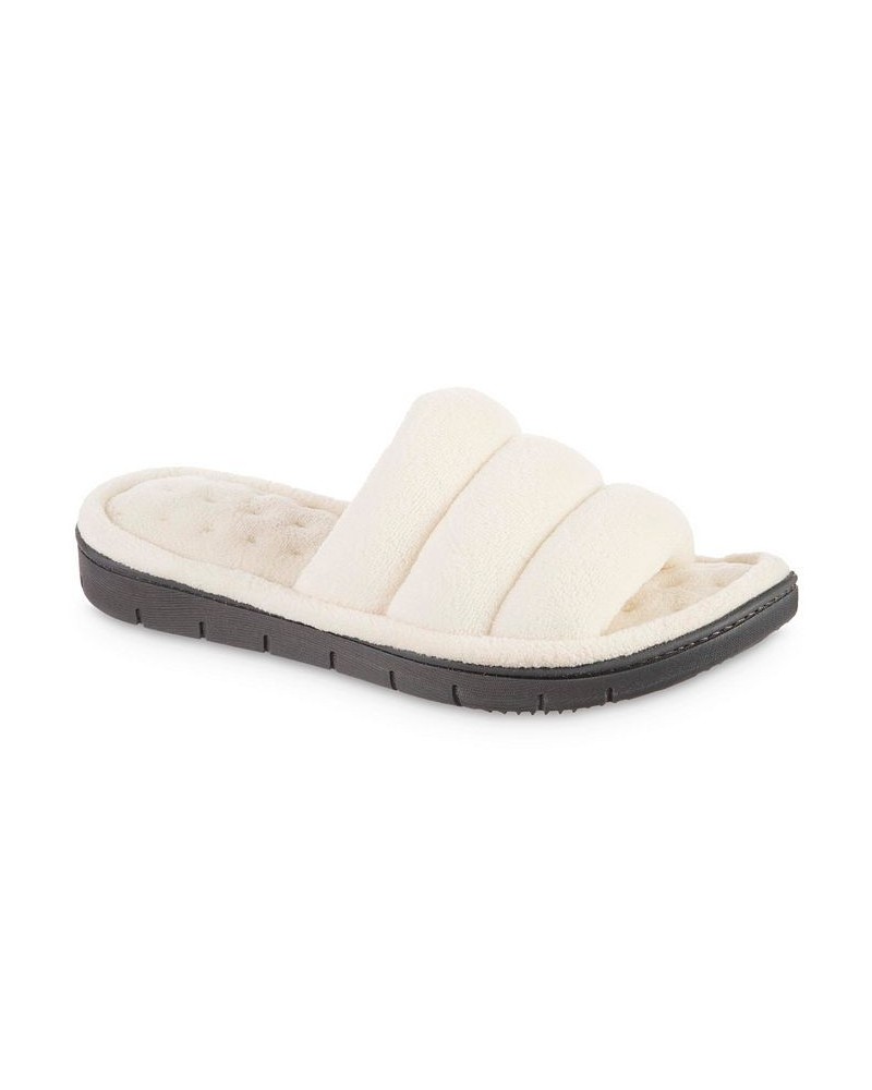 Women's Recycled Microterry Aster Slide White $13.45 Shoes