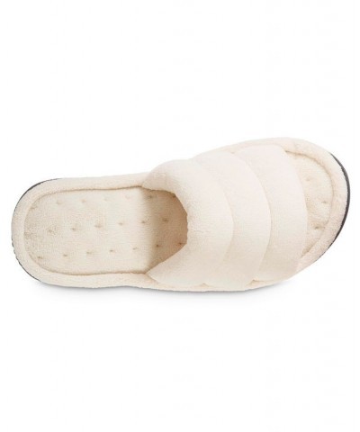 Women's Recycled Microterry Aster Slide White $13.45 Shoes