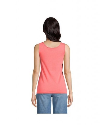 Women's Petite Cotton Tank Top Wood lily $20.85 Tops