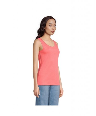 Women's Petite Cotton Tank Top Wood lily $20.85 Tops