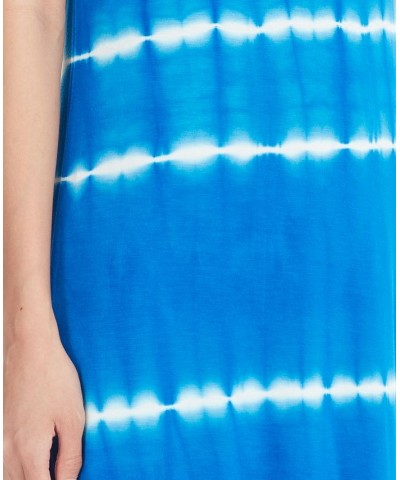 Marc New York Women's Performance Tie Dye V-neck Maxi Dress Blue $23.13 Dresses