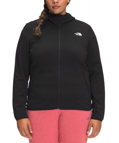 Plus Size Canyonlands Hooded Zippered Sweatshirt Black $38.15 Sweatshirts