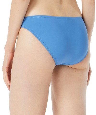 Women's Blouson Tankini Top & Bikini Bottoms Tide Blue $45.88 Swimsuits