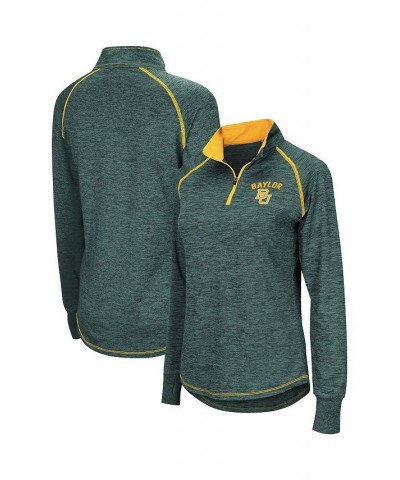 Women's Green Baylor Bears Bikram Quarter-Zip Pullover Jacket Green $29.69 Jackets