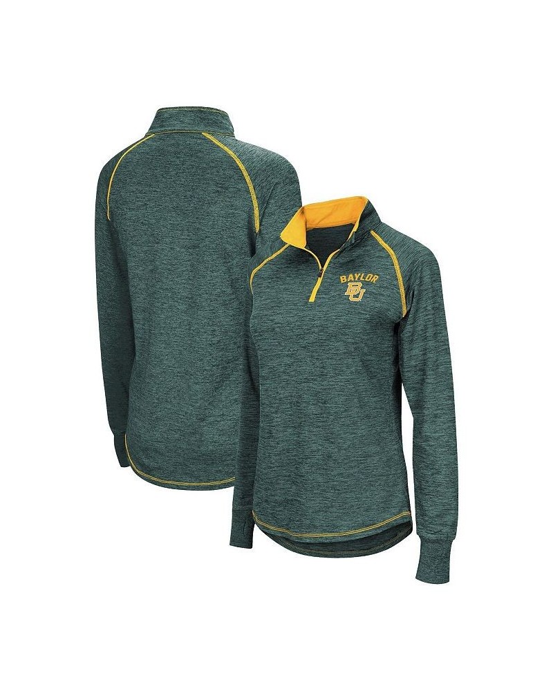 Women's Green Baylor Bears Bikram Quarter-Zip Pullover Jacket Green $29.69 Jackets