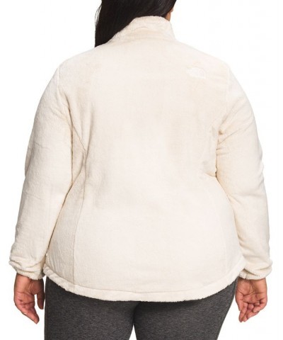 Plus Size Osito Fleece Zip-Front Jacket White $33.00 Jackets