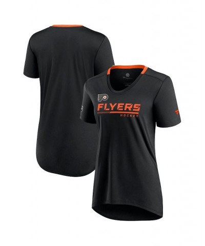 Women's Branded Black Philadelphia Flyers Authentic Pro Locker Room T-shirt Black $29.99 Tops