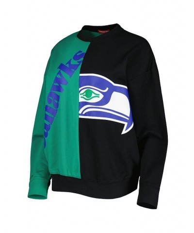 Women's Neon Green Black Seattle Seahawks Big Face Pullover Sweatshirt Neon Green, Black $45.89 Sweatshirts