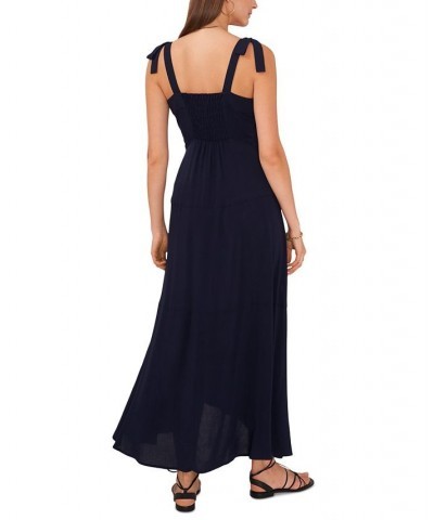 Women's Cover-Up Maxi Dress Navy $35.88 Swimsuits