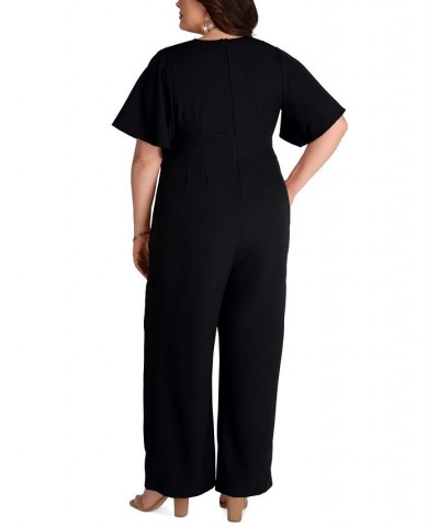 Plus Size Charisma Crepe Jumpsuit Black $65.86 Pants