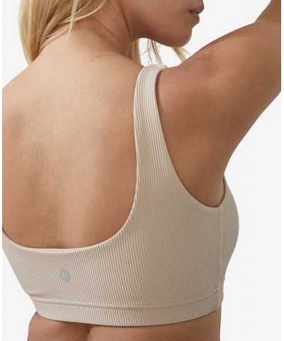 Women's Rib Square Neck Crop Sesame Rib $16.80 Tops