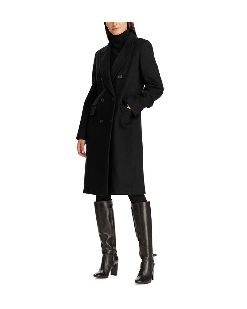 Women's Double-Breasted Walker Coat Black $144.00 Coats