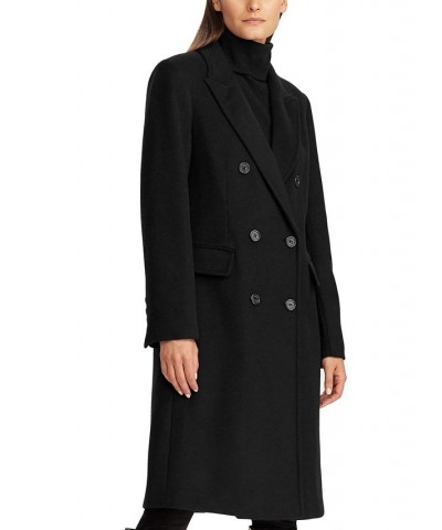 Women's Double-Breasted Walker Coat Black $144.00 Coats