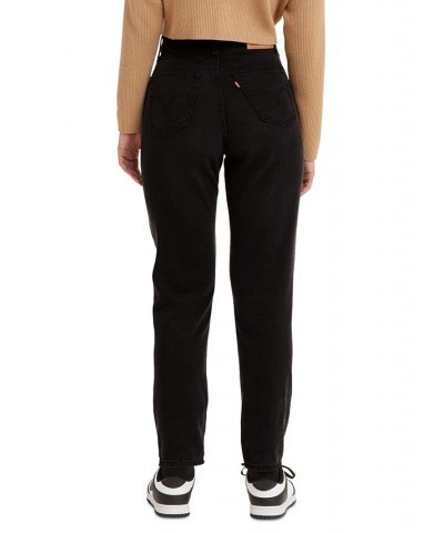 High-Waist Mom Jeans Flash Black $39.20 Jeans