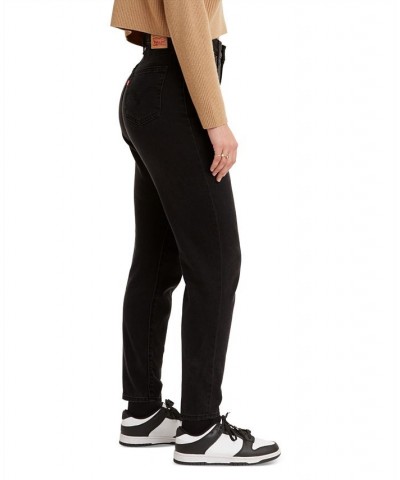 High-Waist Mom Jeans Flash Black $39.20 Jeans