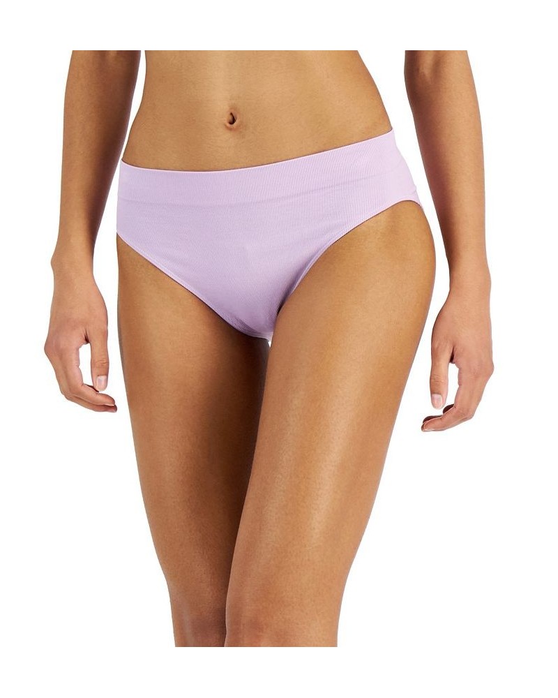 Women's Hi-Cut Seamless Bikini Underwear Glazed Lilac $12.00 Panty